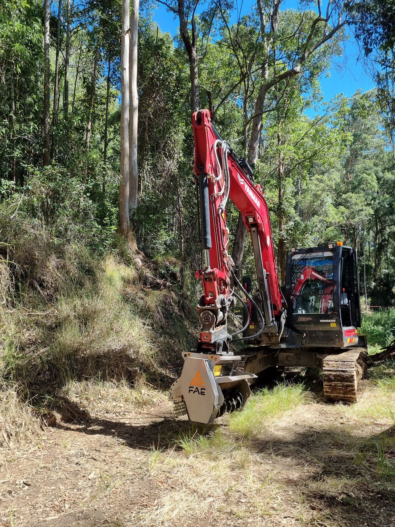 Yanmar Mini Excavator — Civil Contractors in Coopernook, NSW