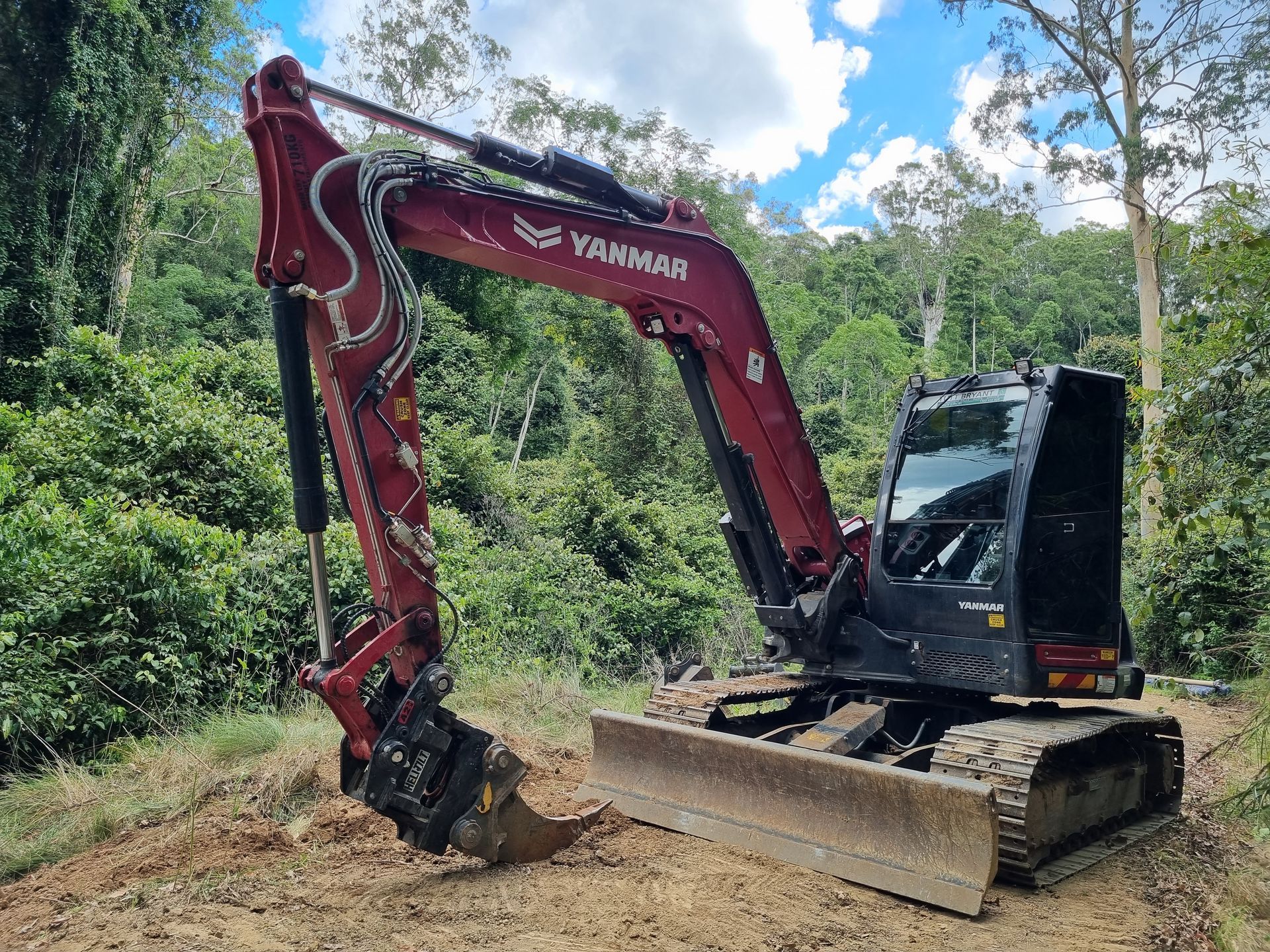 Yanmar Excavator — Civil Contractors in Coopernook, NSW