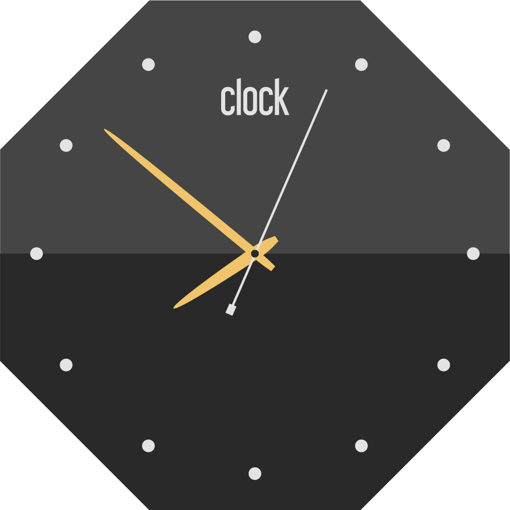 moden clock that