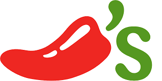 The logo for chili 's is a red pepper with a green s on it.