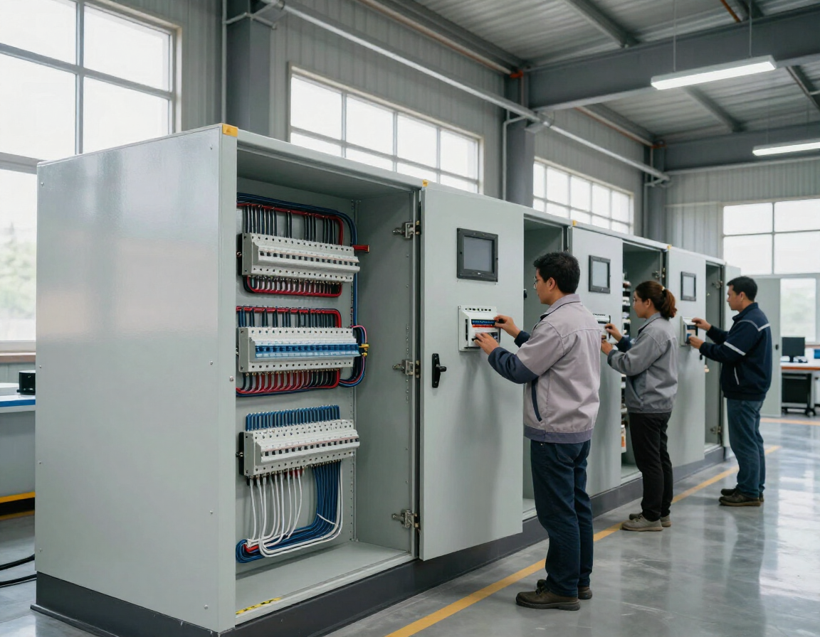 Infraestructura eléctrica industrial moderna en una planta del Bajío