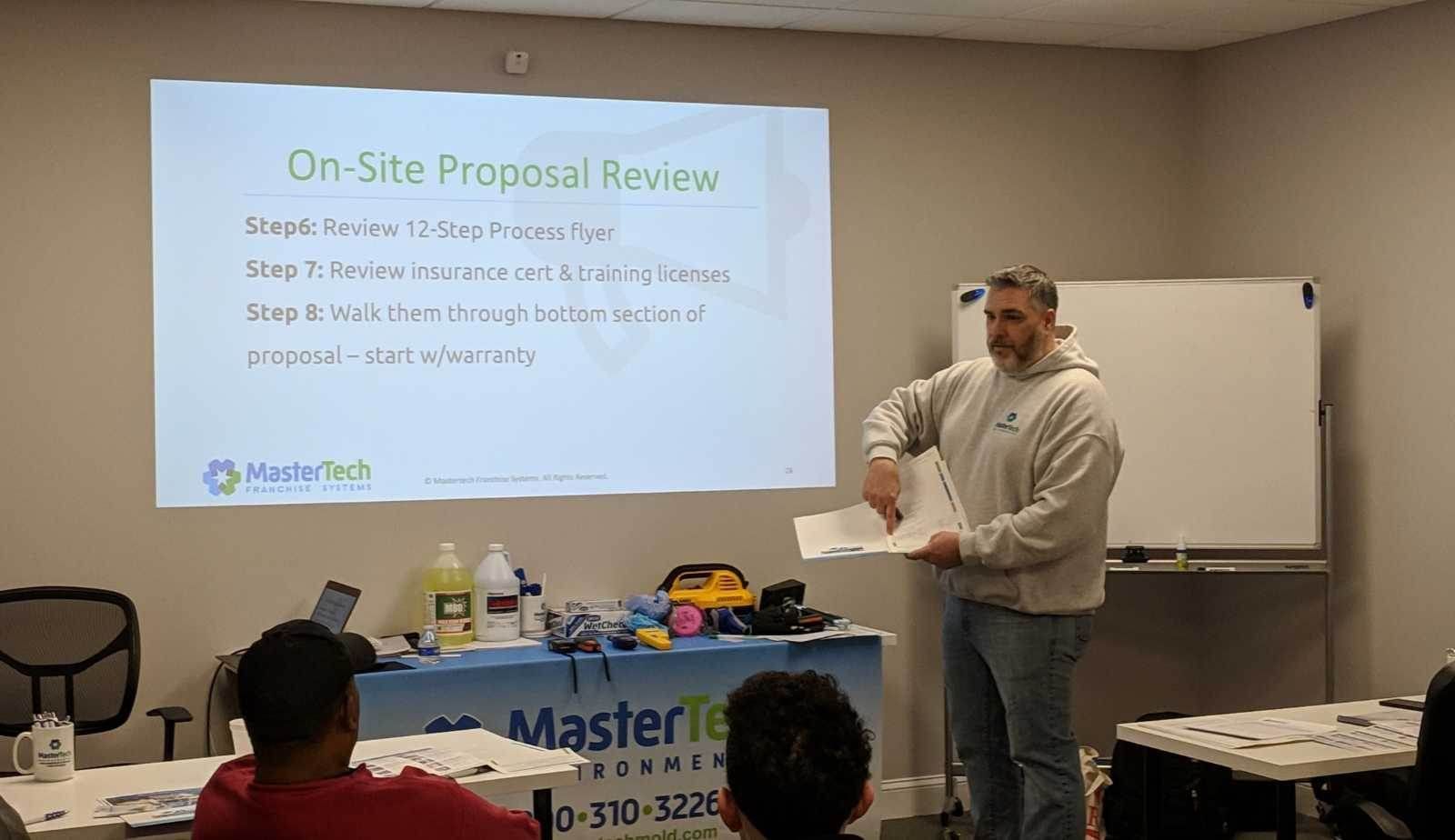 Mastertech restoration franchise with training, marketing, and ongoing support.