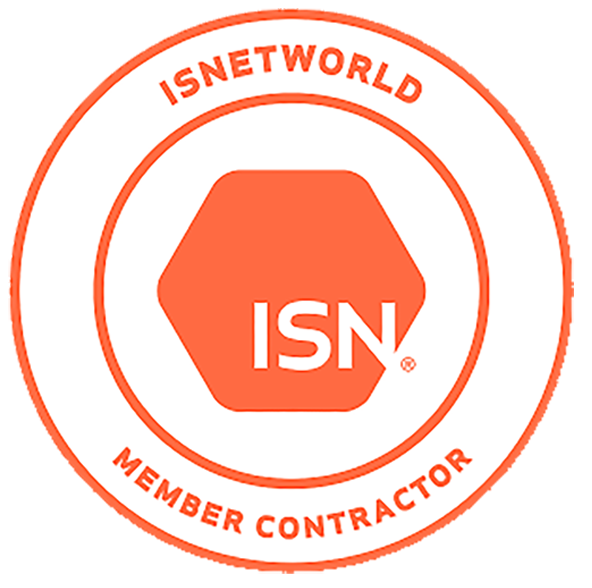 ISN logo on a white background for certification display