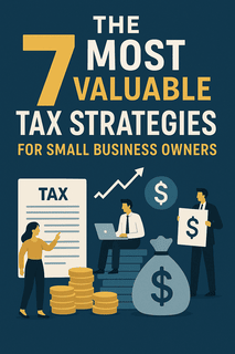 A book titled the most valuable tax strategies for small business owners