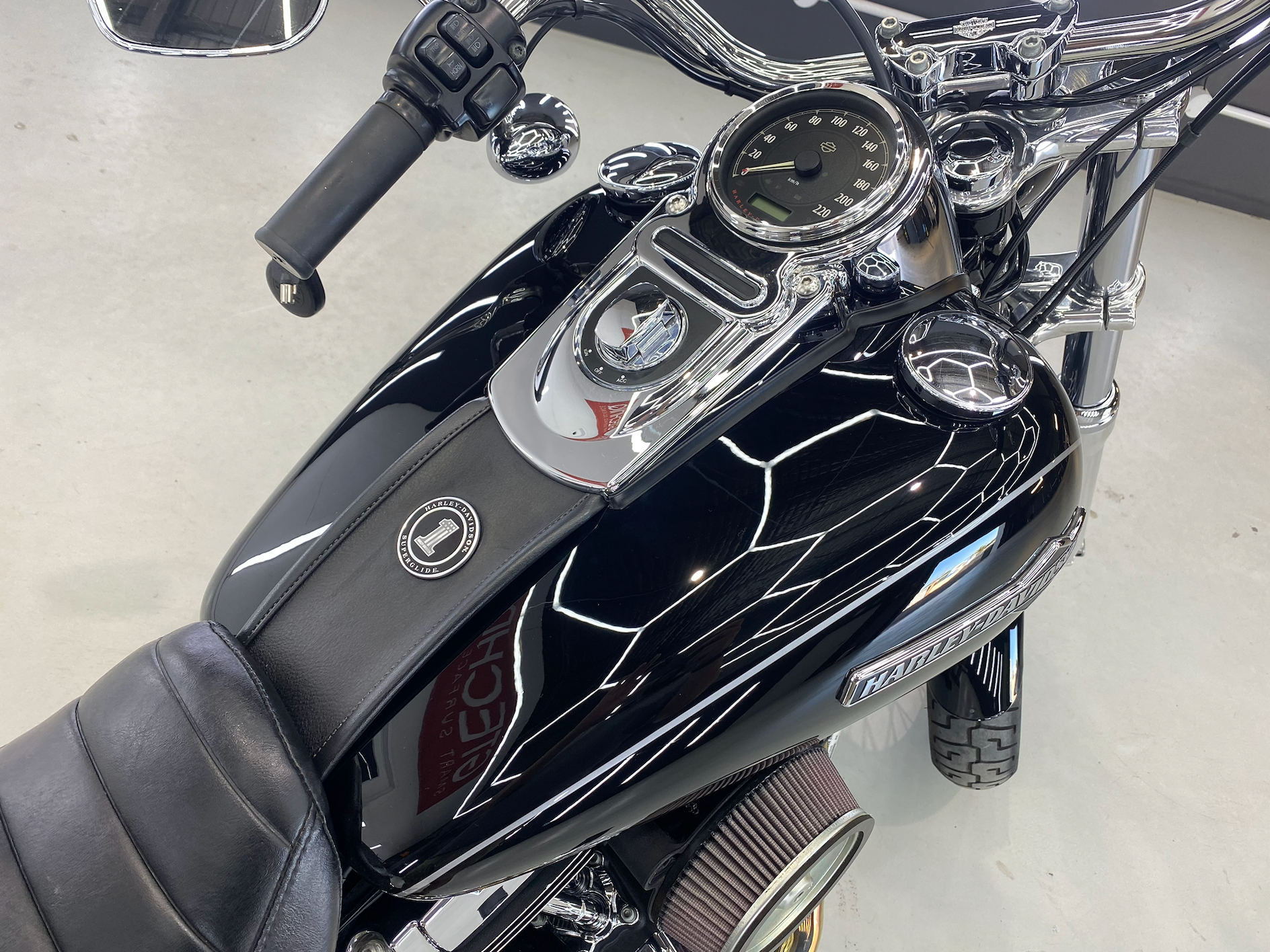 A Close Up Of A Motorcycle Exhaust Pipe — The Works Auto Salon In East Bendigo, VIC