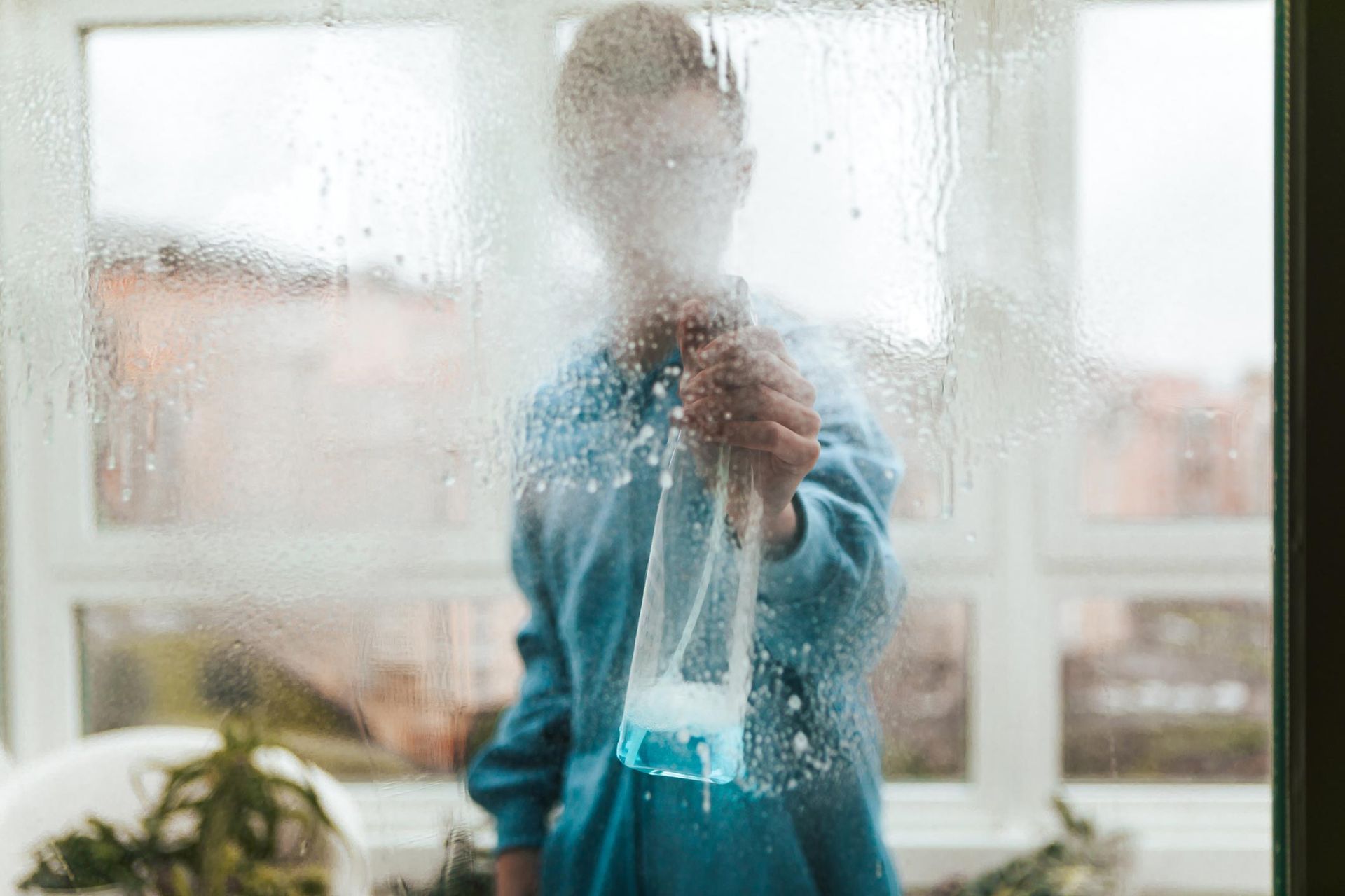 Cleaning Glass Door — Bentonville, AR — Aeroclean NWA