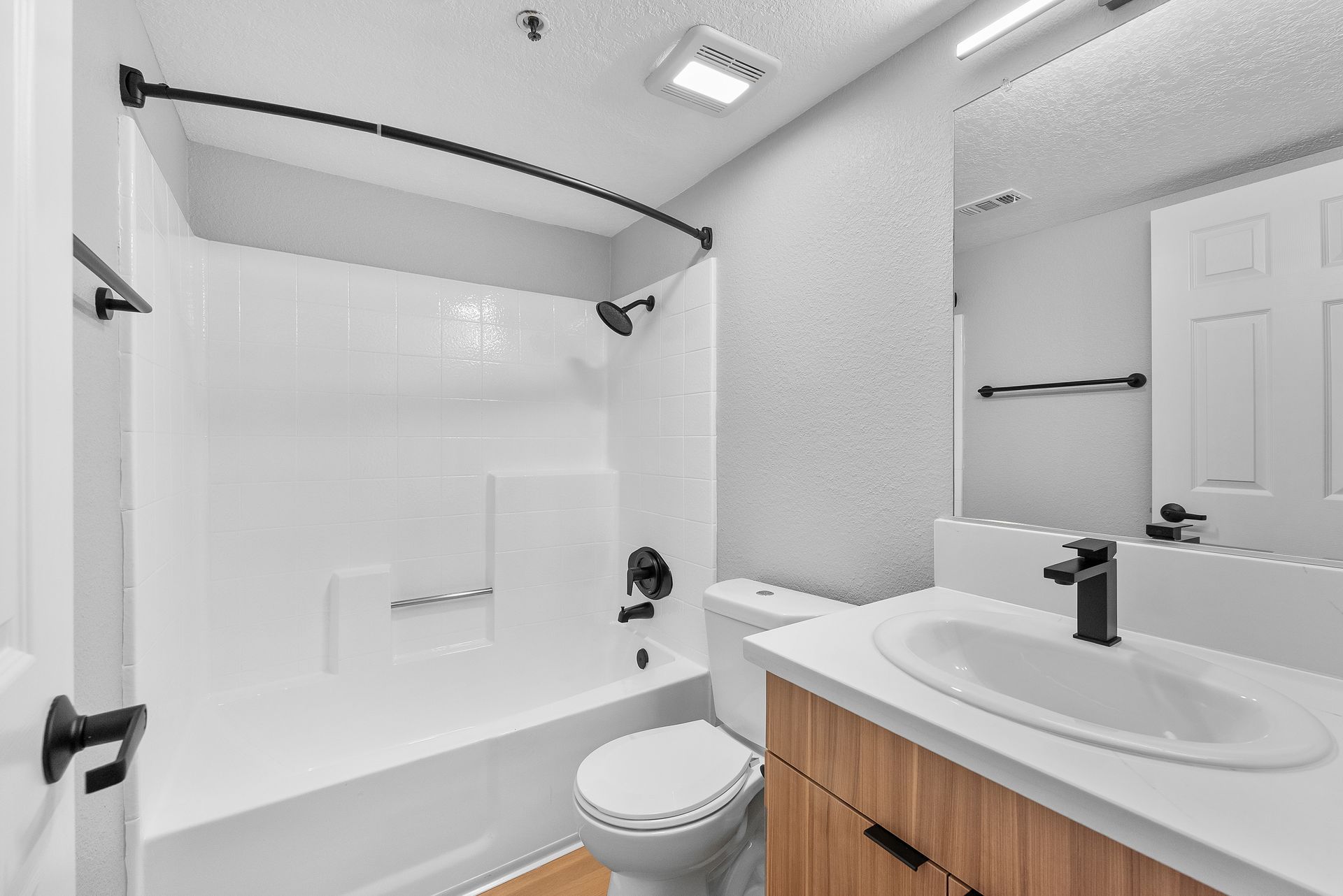 Interior apartment bathroom