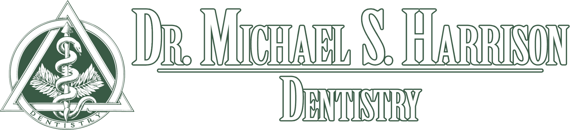 A logo for dr. michael s. harrison dentistry