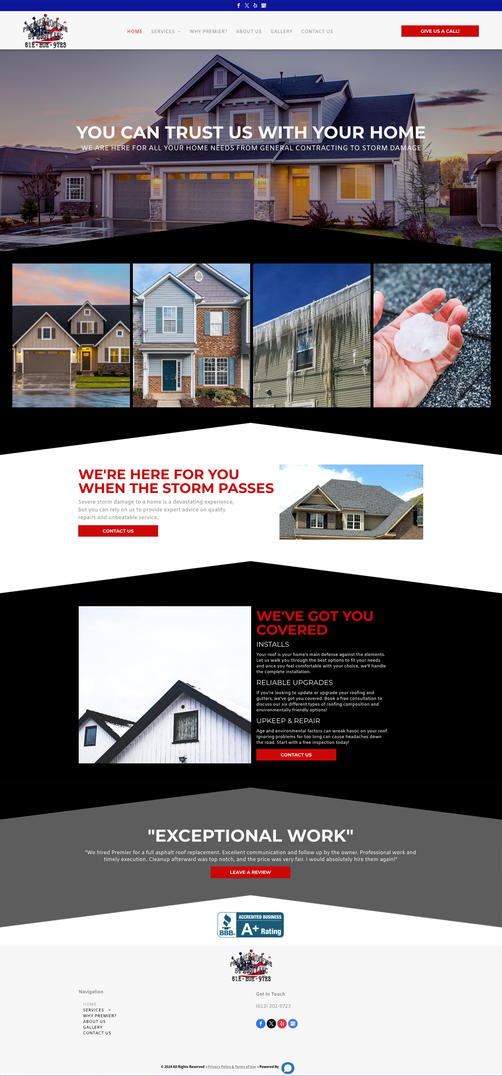 Premier Roofing by Rusty LLC in the Twin Cities MN