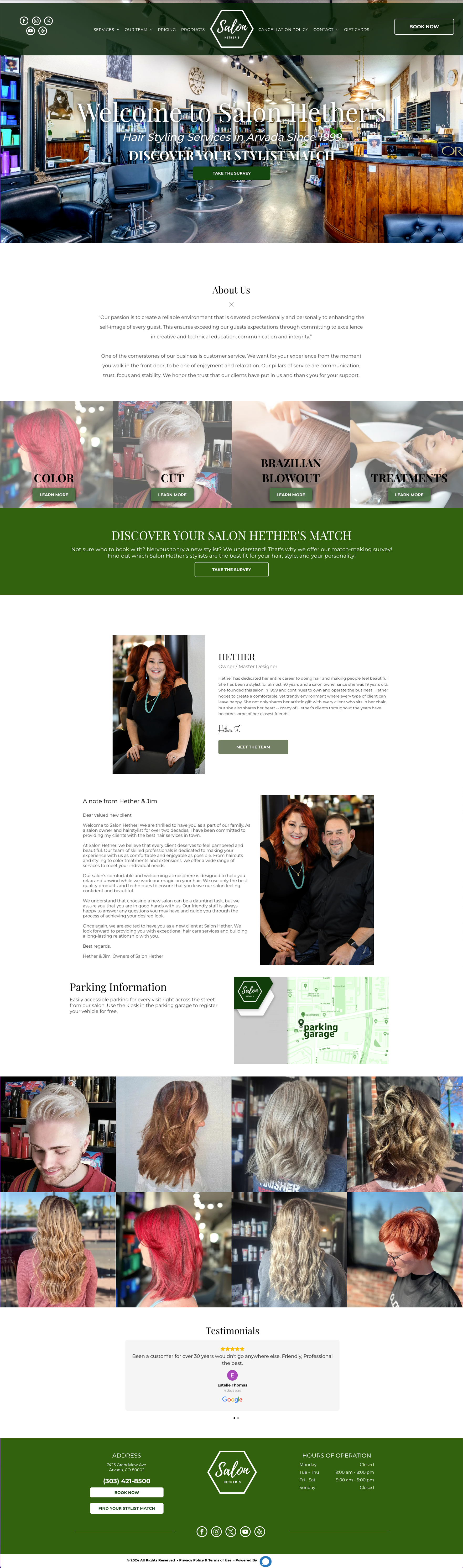 Salon Hether's in Arvada, CO