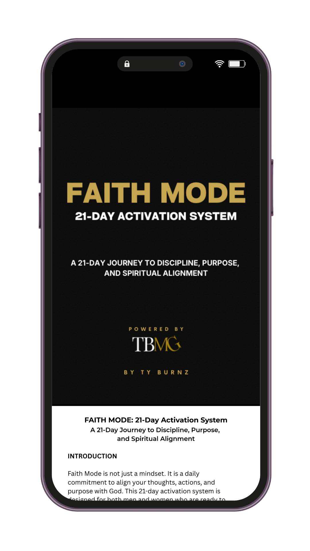 Faith-Based Book by Ty Burnz
