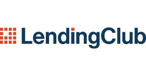 The lending club logo is on a white background.