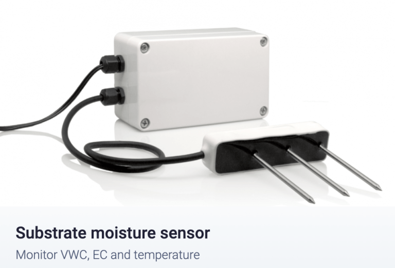 Substrate moisture sensor