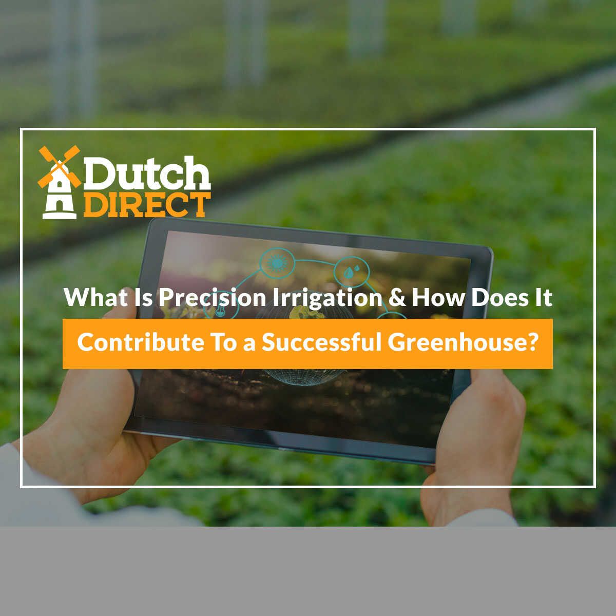What Is Precision Irrigation & How Does It Contribute To a Successful Greenhouse In Arizona