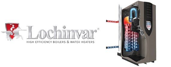 Lochinvar Logo and Product Graphic - Heating and Air Conditioning Service in Hugo MN
