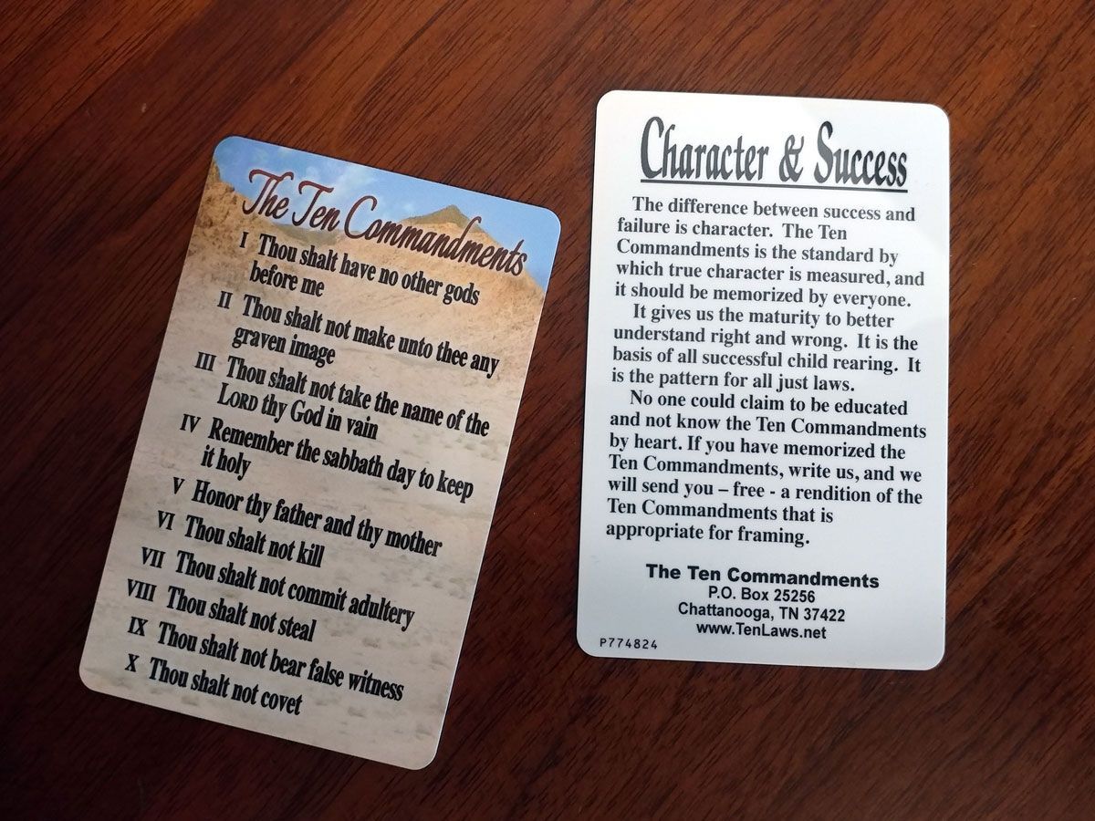 A card that says character and success on it