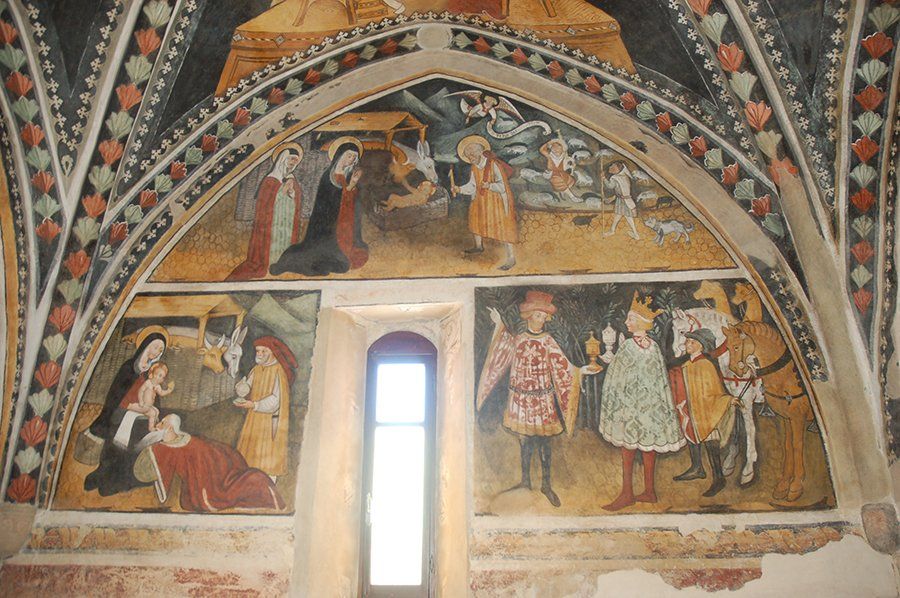 Cappella Cimiteriale di San Maurizio - Castelnuovo (CN) Affreschi del 1459