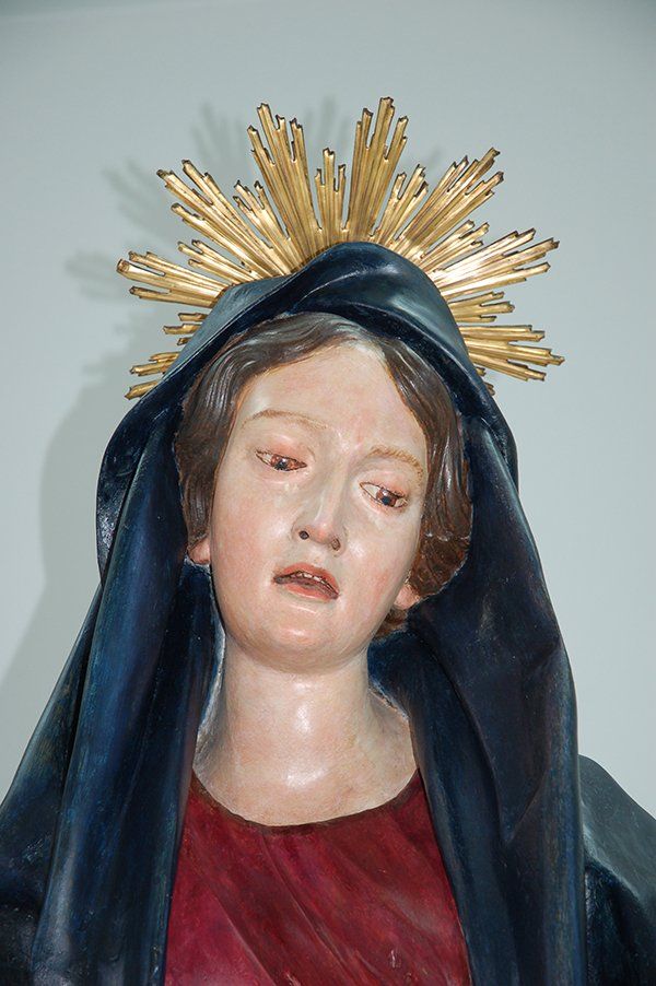 Basilica Immacolata Concezione - Sassello (SV) L'Addolorata ed il Cristo morto