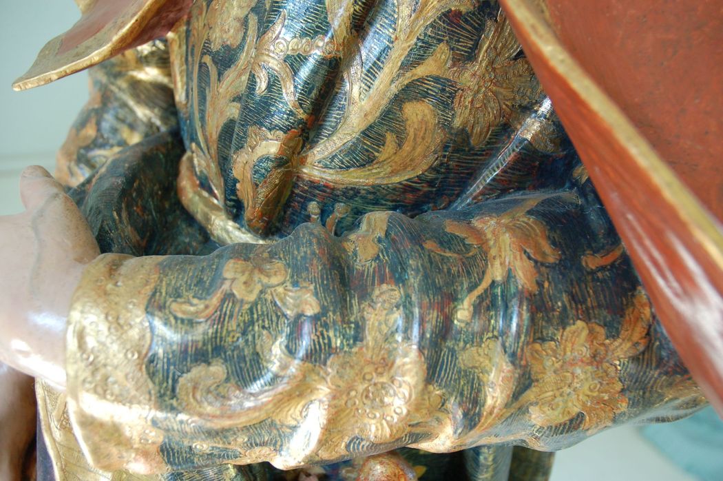 Restauro scultura San Rocco