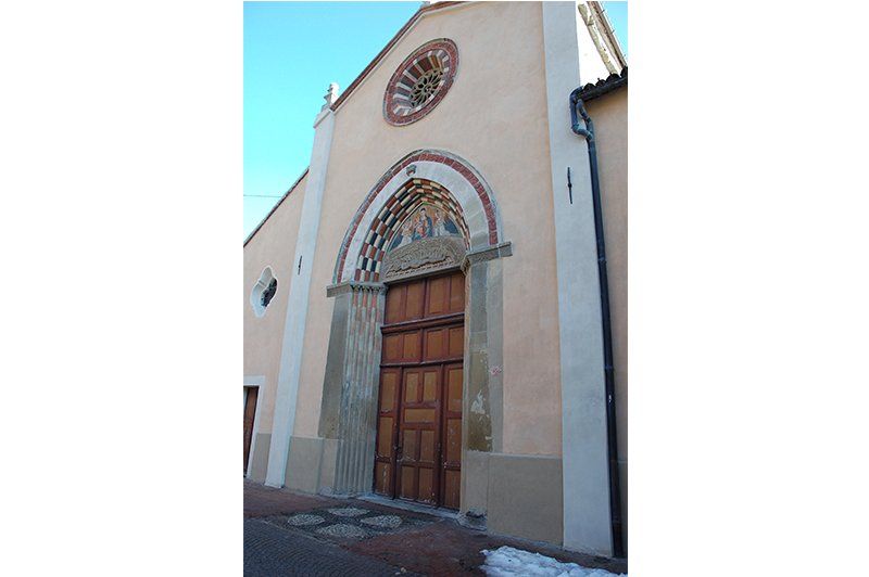 Facciata Chiesa parrocchiale di San Lorenzo Martire - Murialdo (SV)