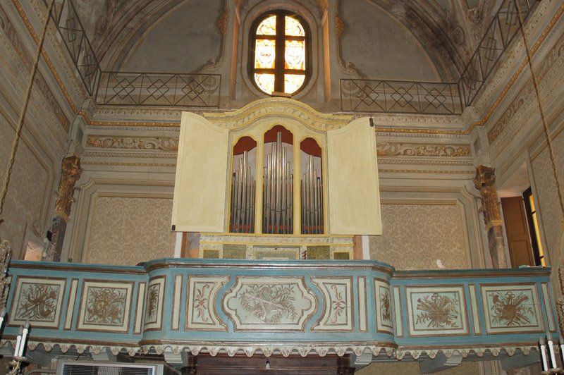 Restauro della cassa e della cantoria lignea dell'organo di scuola ligure Sec. XVII