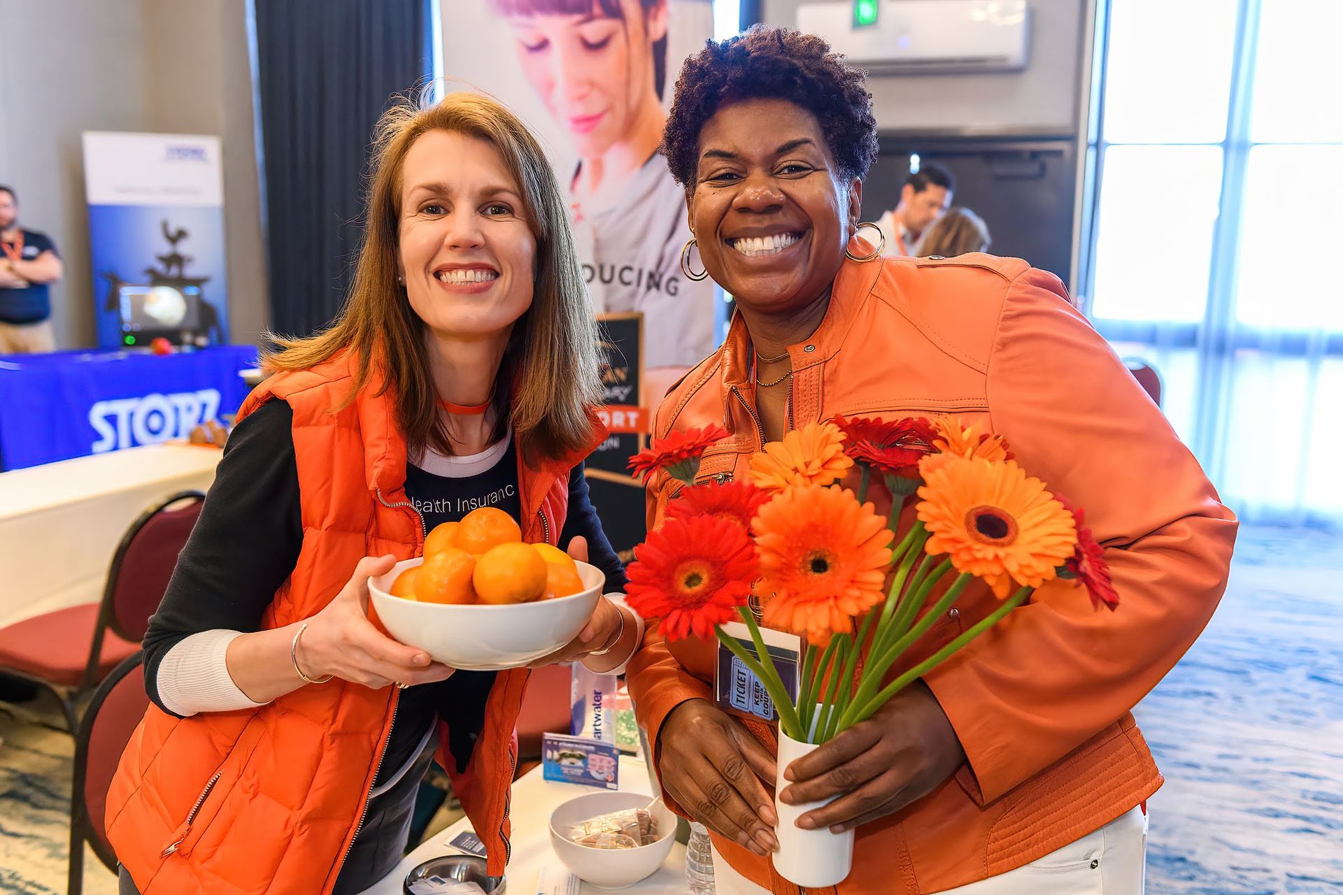 Brooke and Dr. Marshall at the PVMA Rose City Veterinary Conference 2024