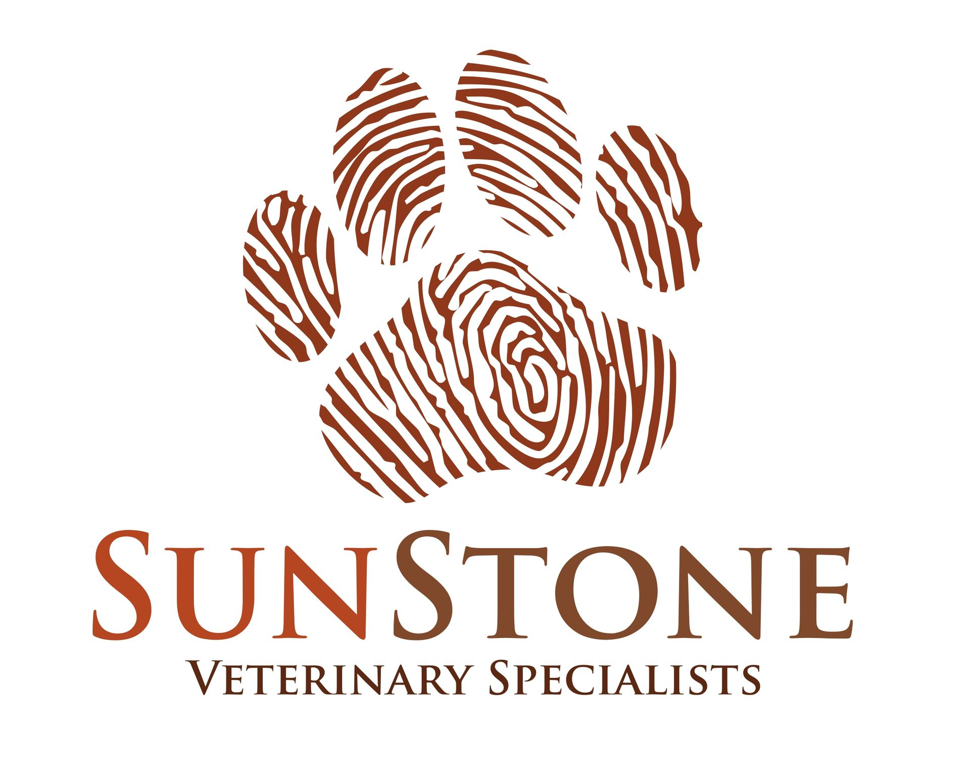 A logo for Sunstone Veterinary Specialists
