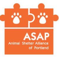The logo for the animal shelter alliance of portland.