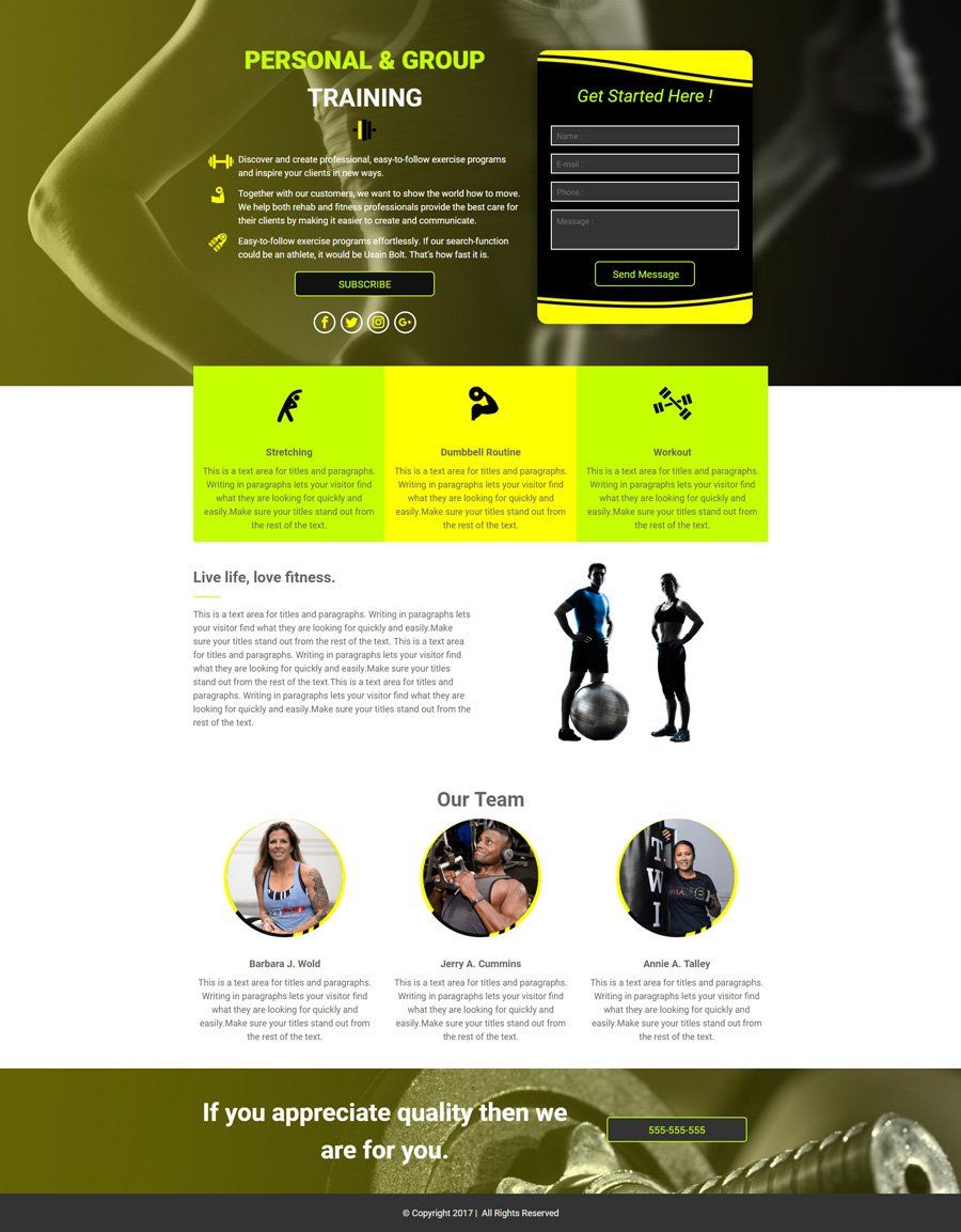 Personal & Group Training