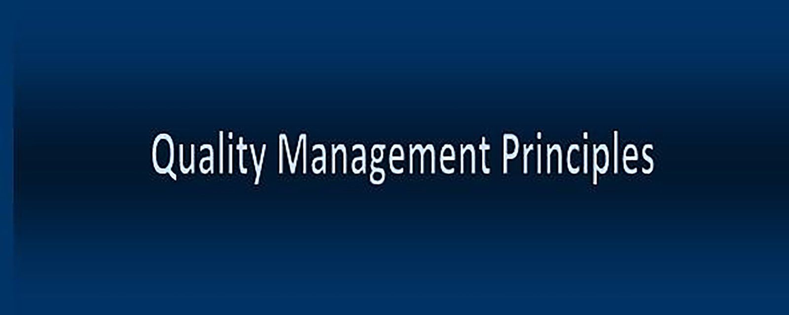 Quality management Principles — Canton, OH — NCK Industries, Inc.