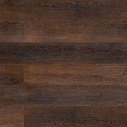 Dark brown hardwood flooring with visible wood grain.