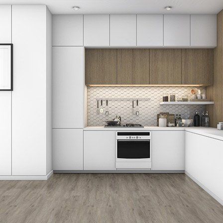 white modern kitchen design
