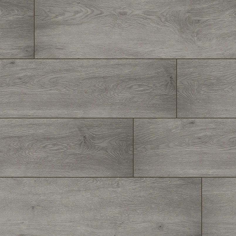 Gray wood flooring.