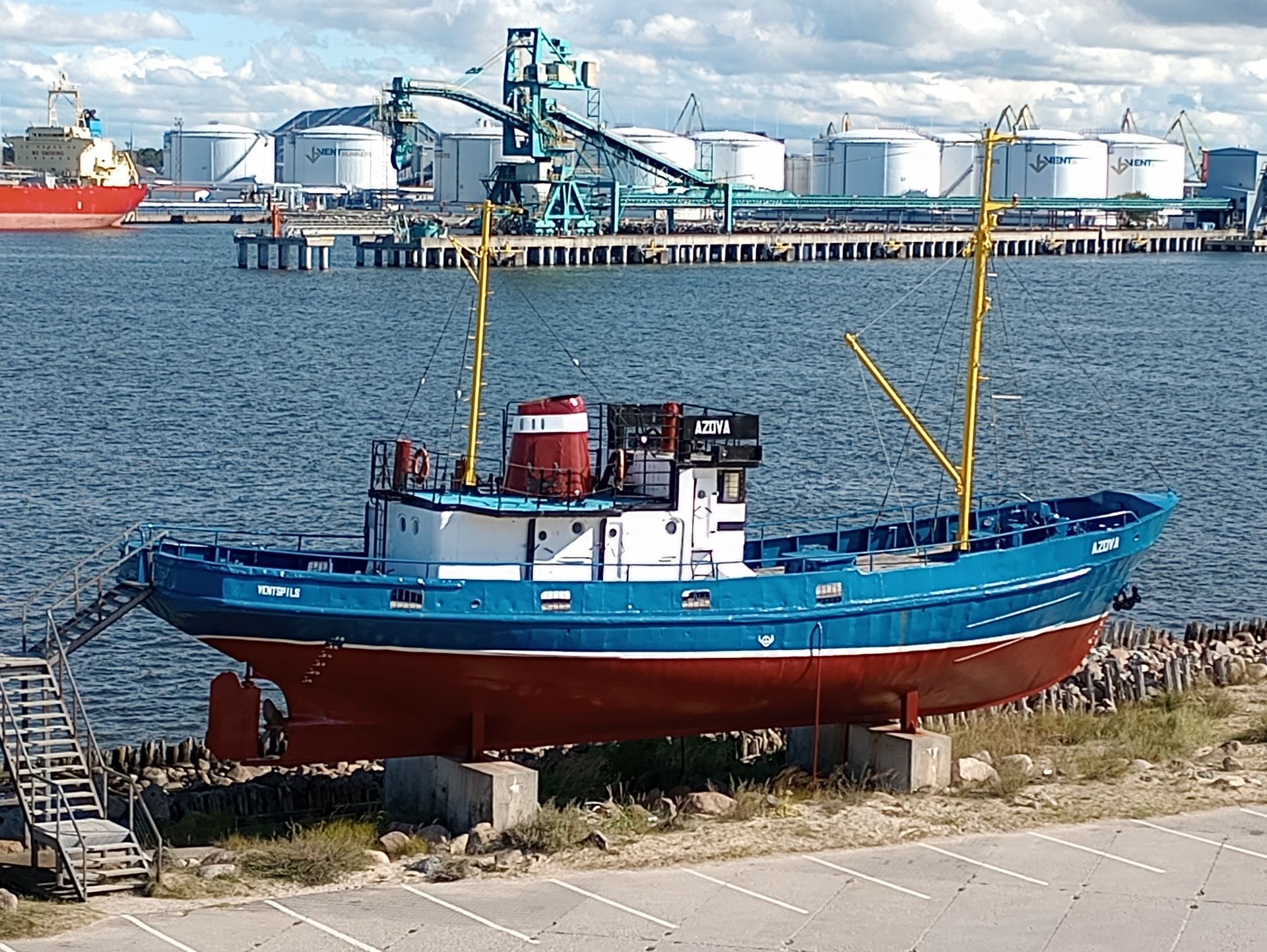 Der Hafen in Ventspils