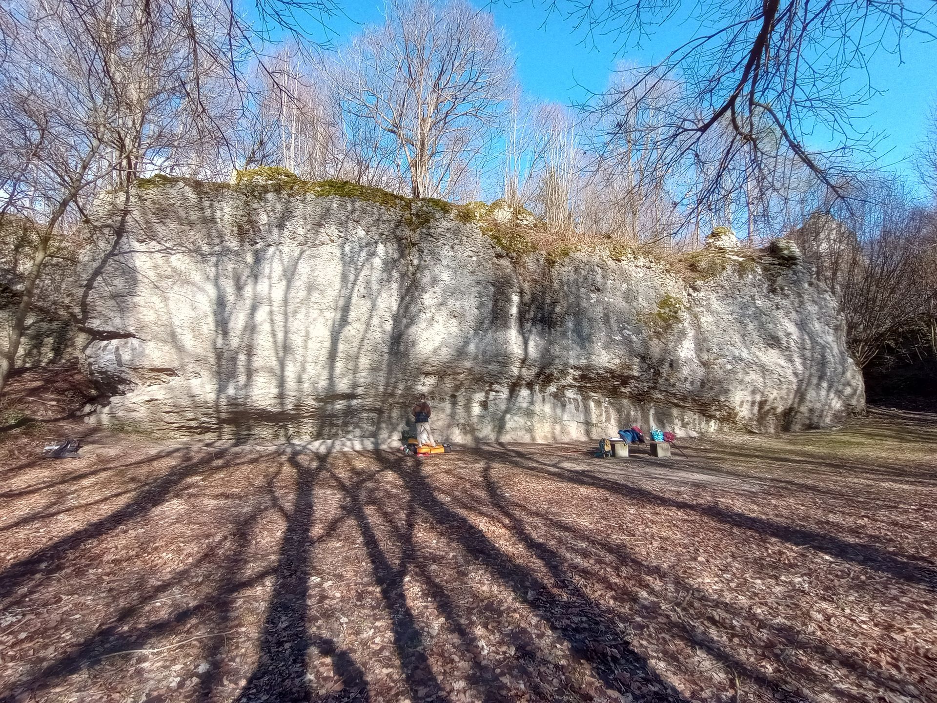 Klagemauer (Frankenjura) im Februar 2022