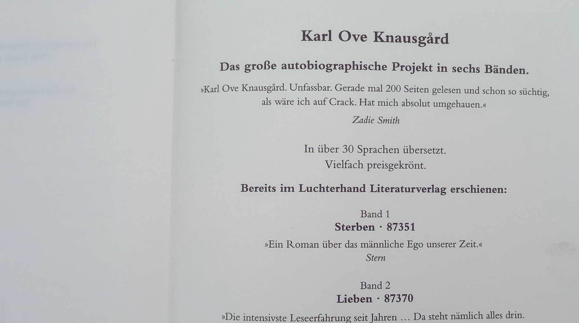 Knausgård: Min kamp