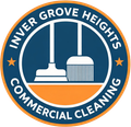 Inver Grove Heights Commercial Cleaning logo with mop and broom icon