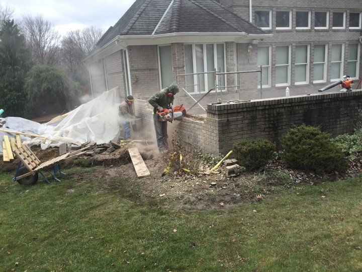 Backyard Excavating — Worker Starting Their Work in Slippery Rock, PA