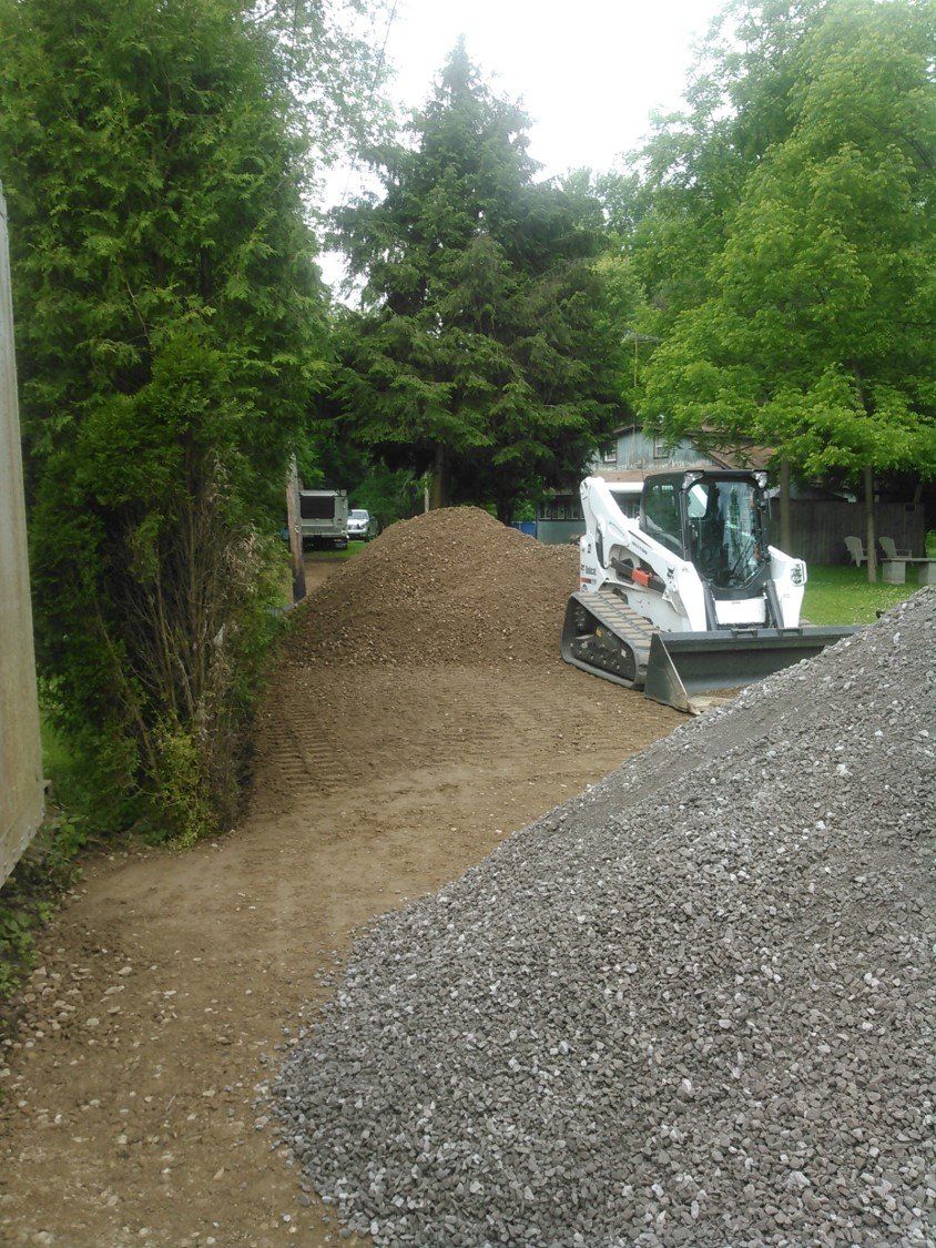 Excavation Service — Loader Truck Near The Gravels in Slippery Rock, PA
