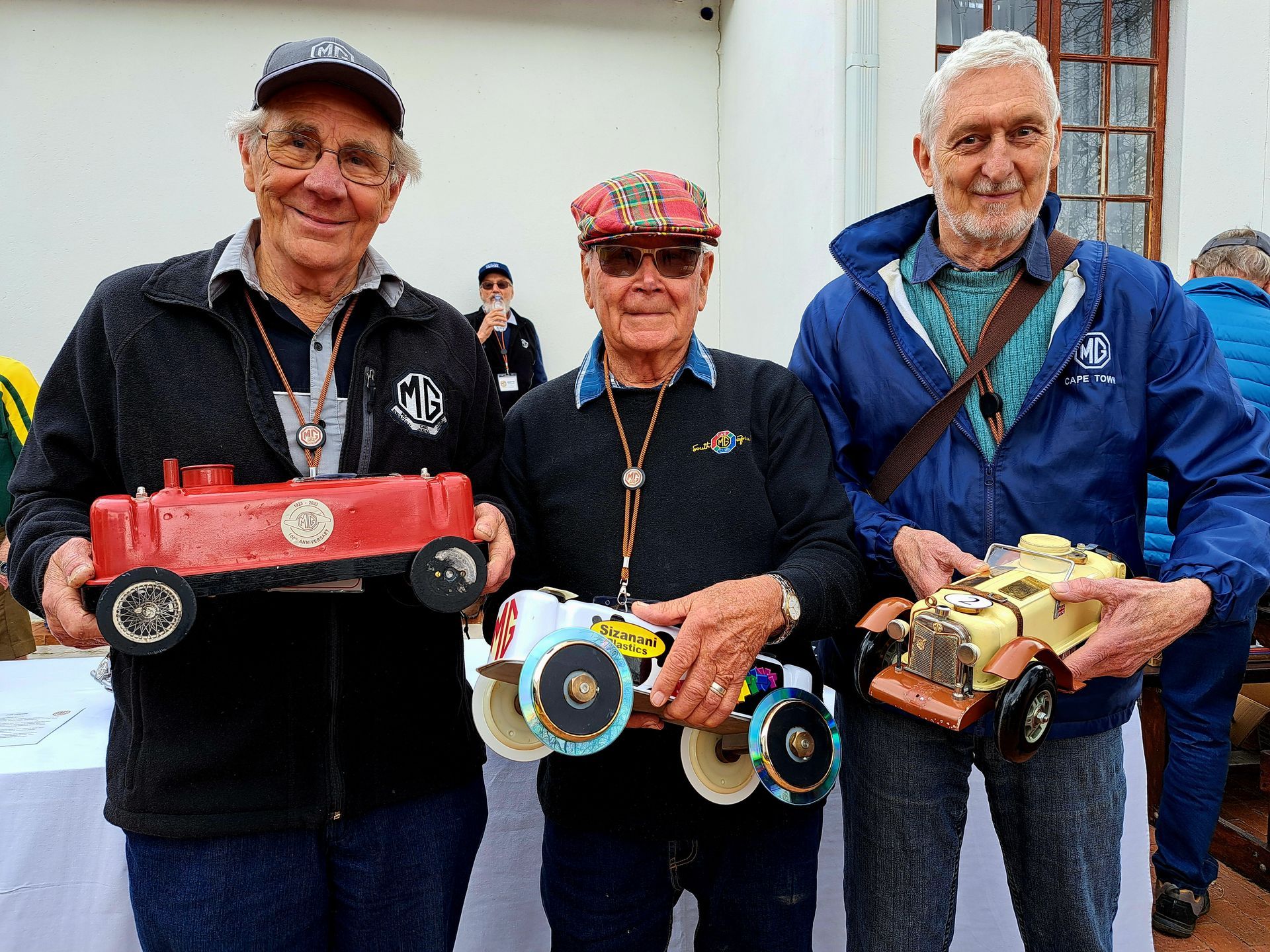 Club members involved in rocker box racing