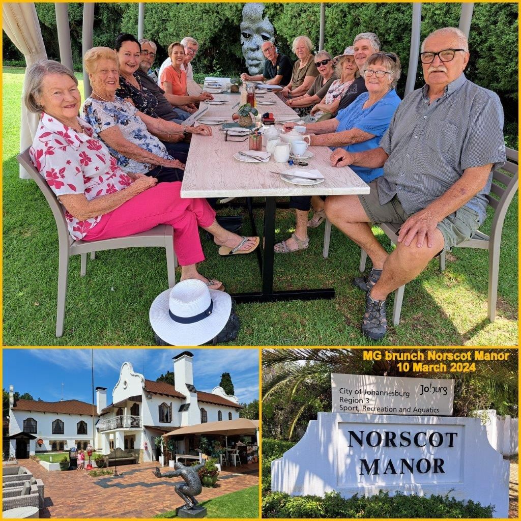 MG Brunch Run  to Norscott Manor Collage