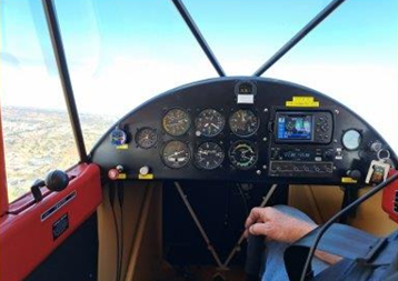 View Of Roy Watson Airfield from the cockpit
