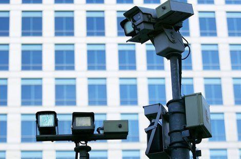 CCTV cameras and lighting systems