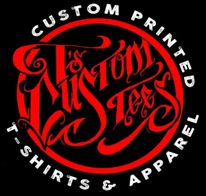 A circular logo with red text reading