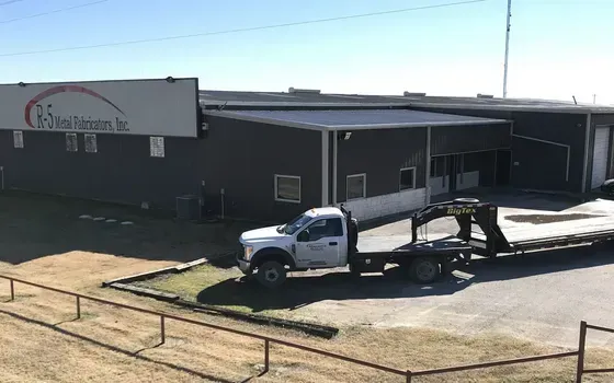 Parked White Car — Wills Point, TX — R -5 Metal Fabricators Inc