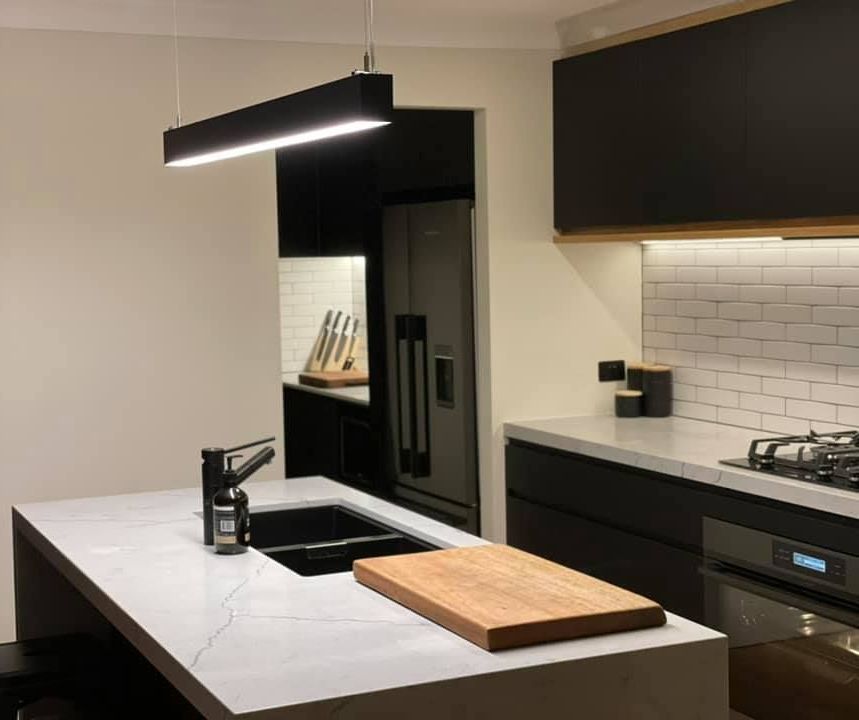 Electrical Work Done In The Stunning Kitchen — PRO Solar & Electrical In Newcastle, NSW