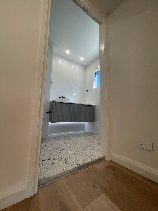 The Stunning Lights Installed In The Powder Room — PRO Solar & Electrical In Newcastle, NSW