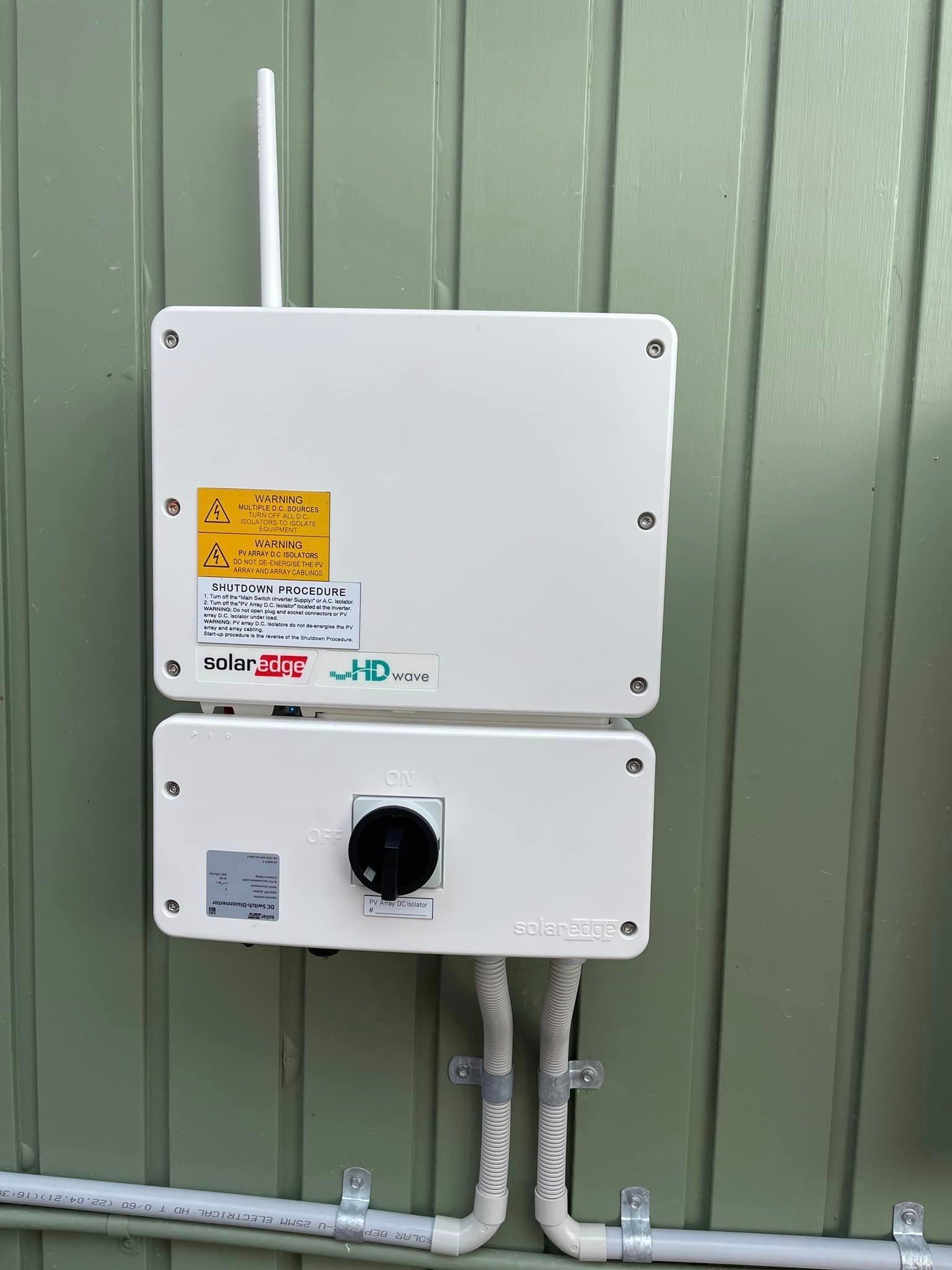 Installation of a solar pro board for solar panel system. — Commercial Electrician in Port Stephens NSW