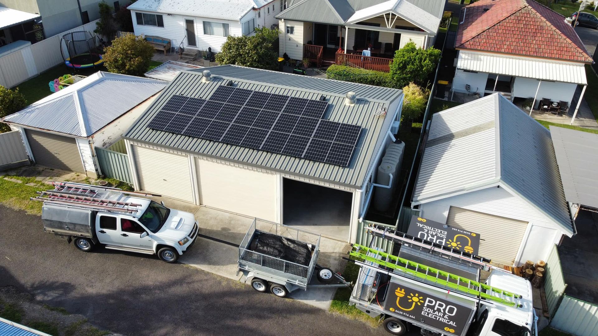 Solar System Installation By Professional Electrician — PRO Solar & Electrical In Port Stephens, NSW