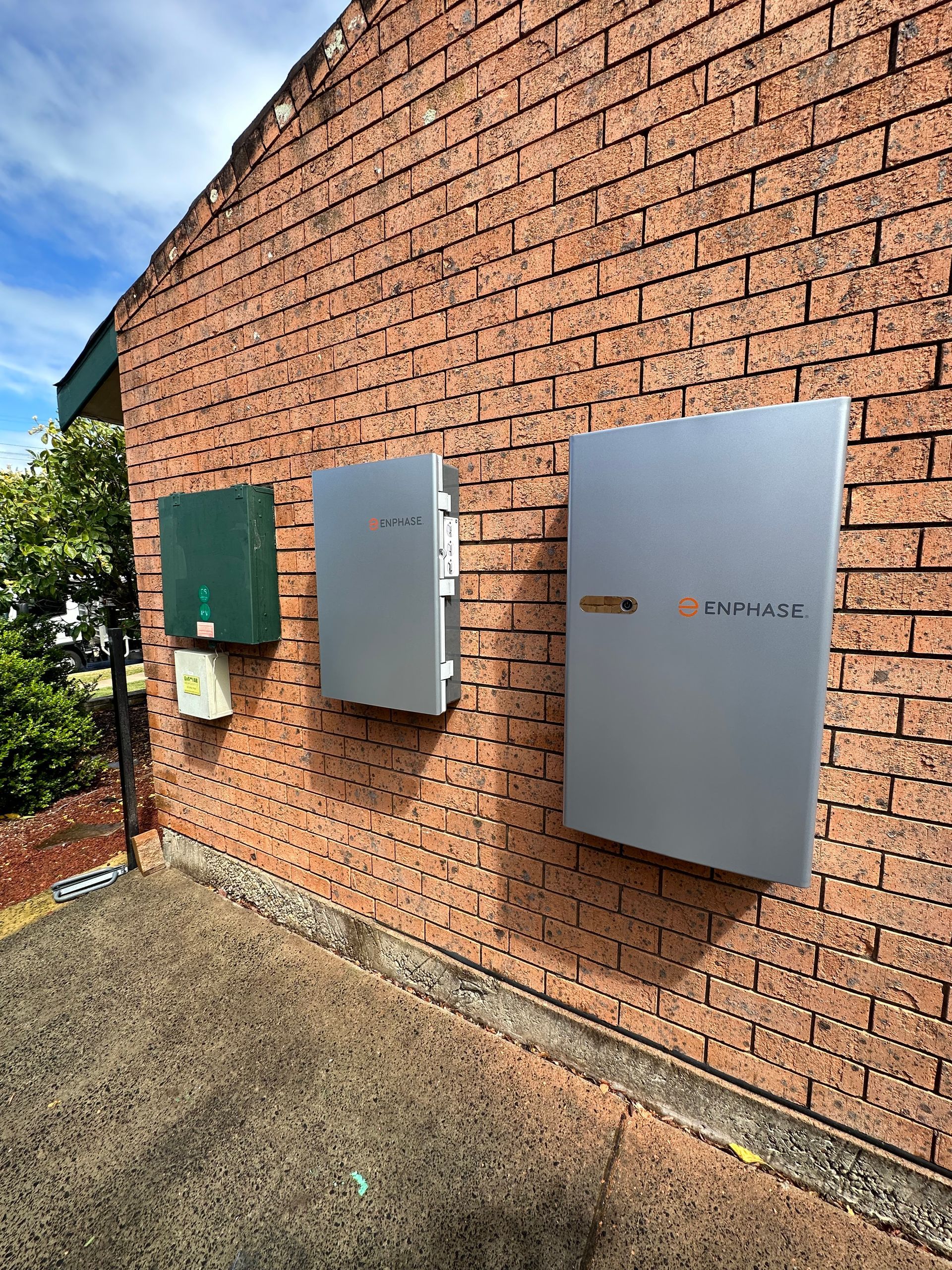 Battery On The Brick Wall— PRO Solar & Electrical In Port Stephens, NSW